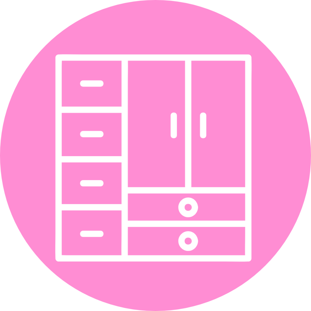 Button Kleiderschrank